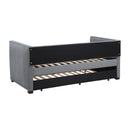  Coaster Furniture Brodie 300554 Upholstered Twin Daybed with Trundle - Grey IMAGE 6