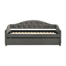  Coaster Furniture Sadie 300638 Upholstered Twin Daybed with Trundle - Grey IMAGE 4