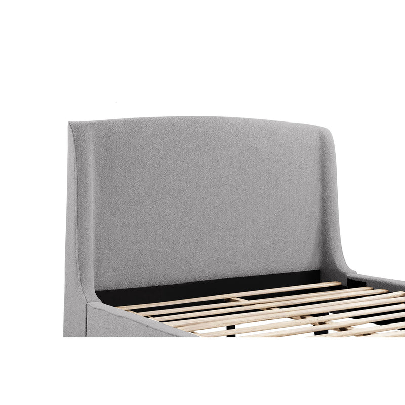  Coaster Furniture Mosby 306021KE Upholstered Eastern King Wingback Bed - Grey IMAGE 11