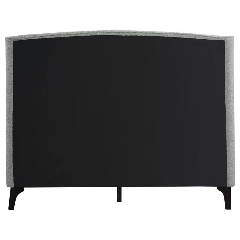  Coaster Furniture Mosby 306021KE Upholstered Eastern King Wingback Bed - Grey IMAGE 7