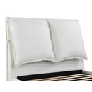  Coaster Furniture Gwendoline 306040Q Upholstered Queen Panel Bed - White IMAGE 12