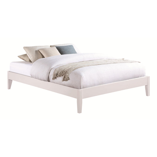  Coaster Furniture Hounslow 306128KE Eastern King Universal Platform Bed - White IMAGE 1