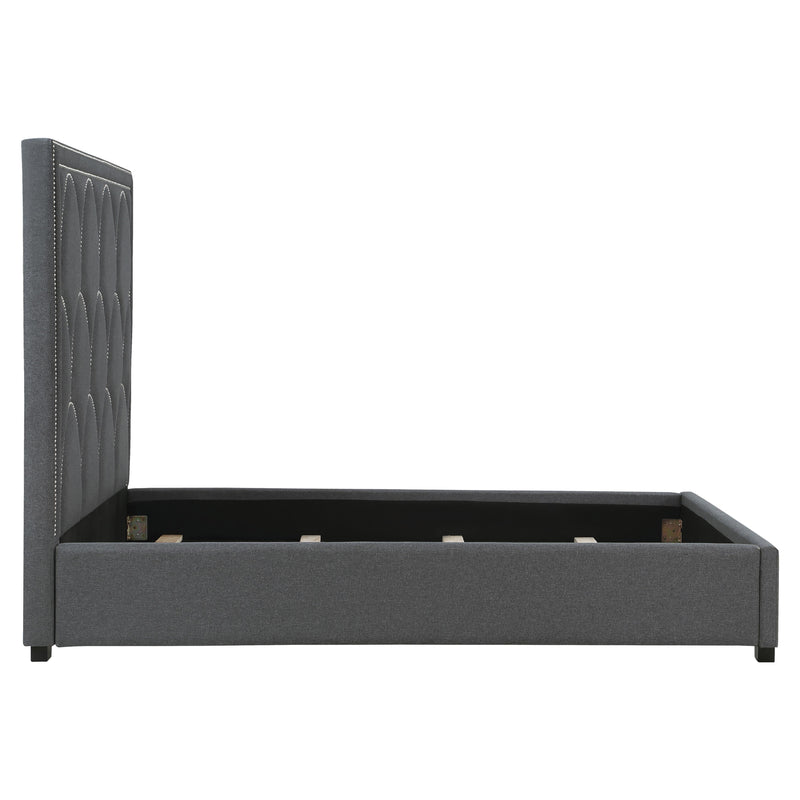  Coaster Furniture Bowfield 315900KE Upholstered Eastern King Panel Bed - Charcoal IMAGE 4