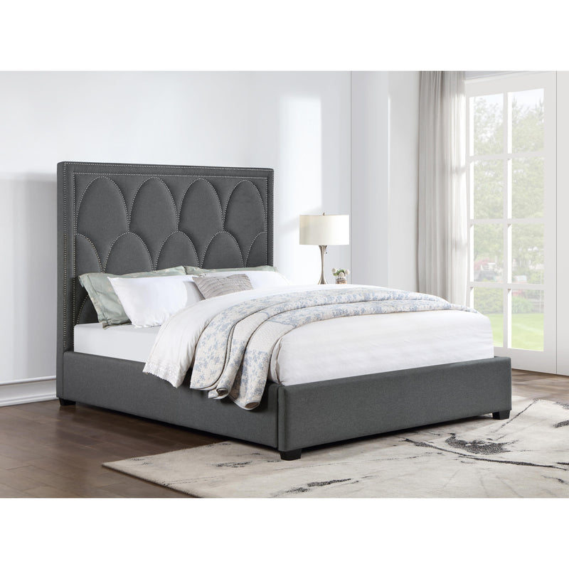  Coaster Furniture Bowfield 315900KE Upholstered Eastern King Panel Bed - Charcoal IMAGE 8