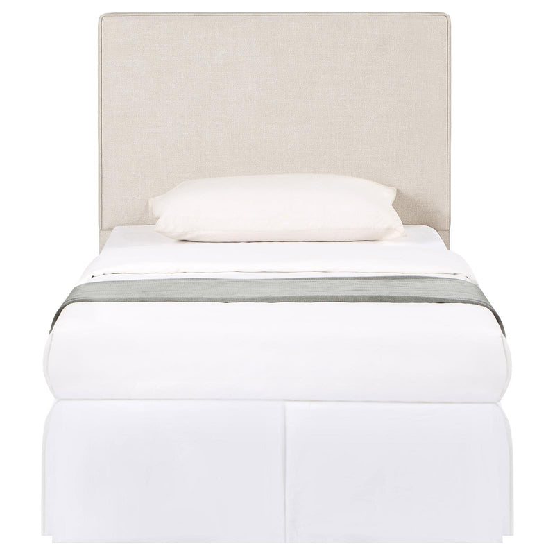  Coaster Furniture Kosmo 315993T Upholstered Twin Panel Headboard - Sand IMAGE 4