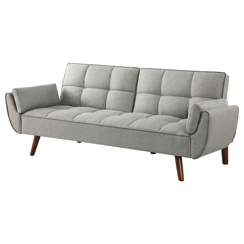  Coaster Furniture Caufield 360096 Upholstered Tufted Convertible Sofa Bed - Grey IMAGE 6