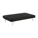  Coaster Furniture Joel 360281 Upholstered Tufted Convertible Sofa Bed - Black IMAGE 3