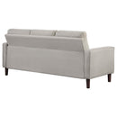  Coaster Furniture Bowen 506785 Upholstered Track Arm Tufted Sofa - Beige IMAGE 6