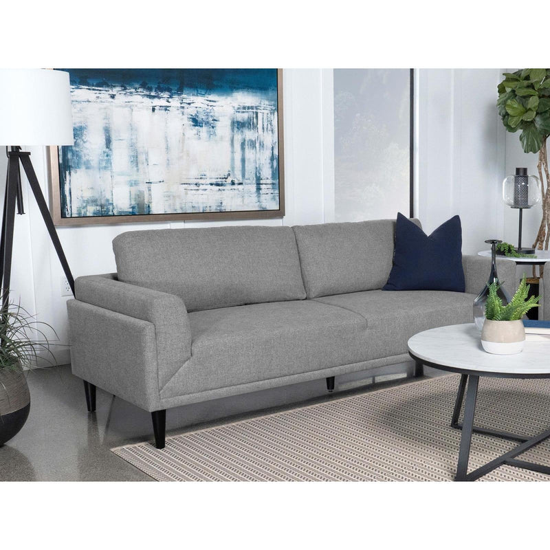  Coaster Furniture Rilynn 509524 Upholstered Track Arm Sofa - Grey IMAGE 9