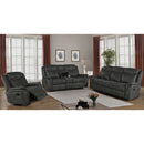  Coaster Furniture Lawrence 603504 Upholstered Padded Arm Reclining Sofa - Charcoal IMAGE 4
