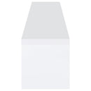  Coaster Furniture Jude 704251 2-Drawer Engineered Wood 71" TV Stand - High Gloss White IMAGE 6