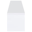  Coaster Furniture Jude 704262 2-door Engineered Wood 79" TV Stand - High Gloss White IMAGE 10