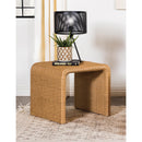  Coaster Furniture Juanita 709817 Square Woven Rattan End Table - Natural IMAGE 6