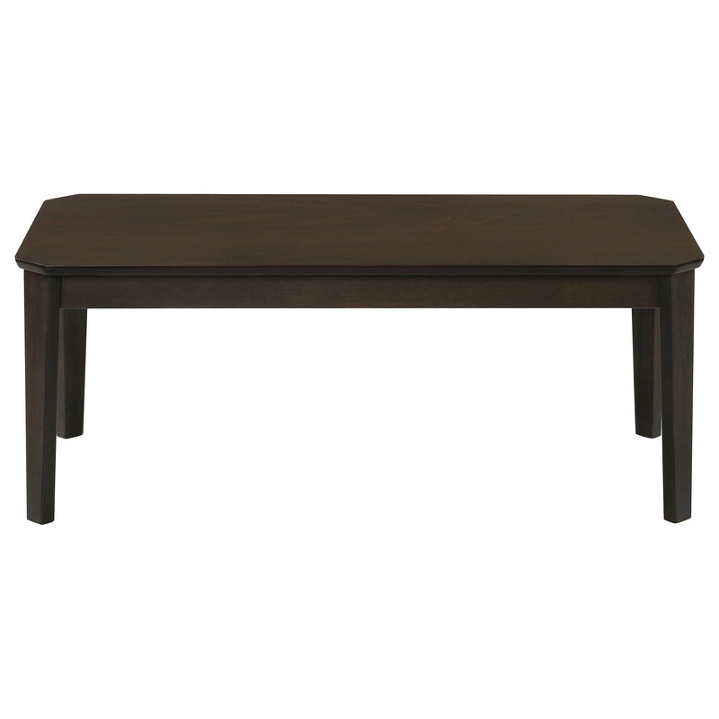  Coaster Furniture Amaro 736184 3-piece Coffee and End Table Set - Dark Brown IMAGE 3