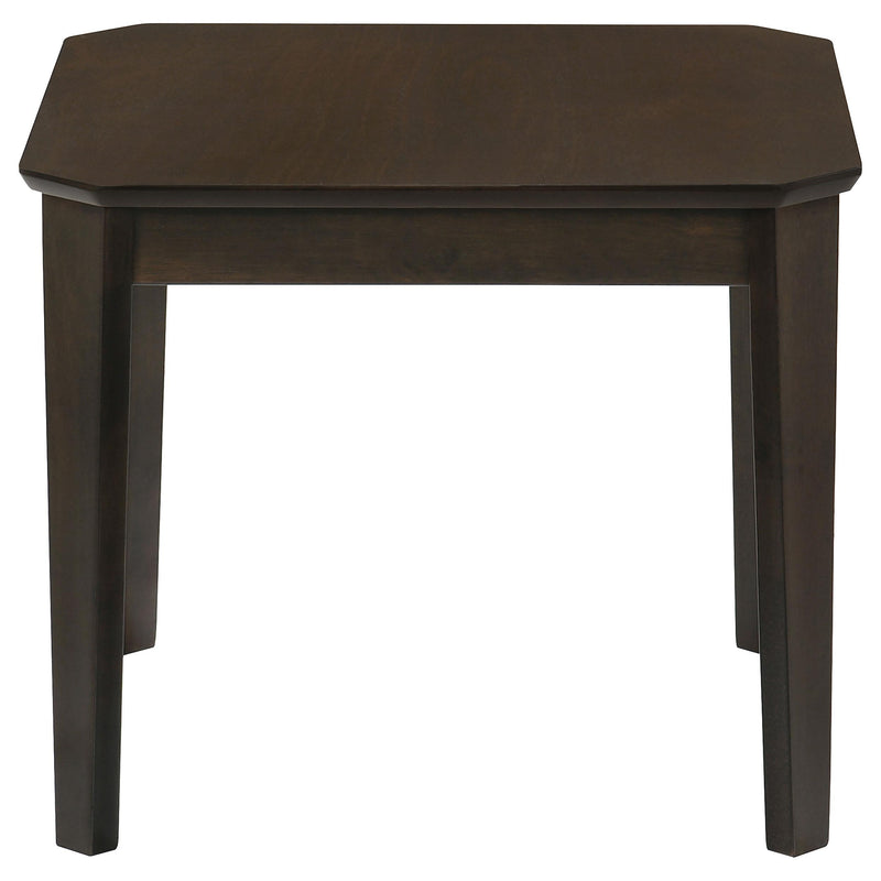  Coaster Furniture Amaro 736184 3-piece Coffee and End Table Set - Dark Brown IMAGE 6