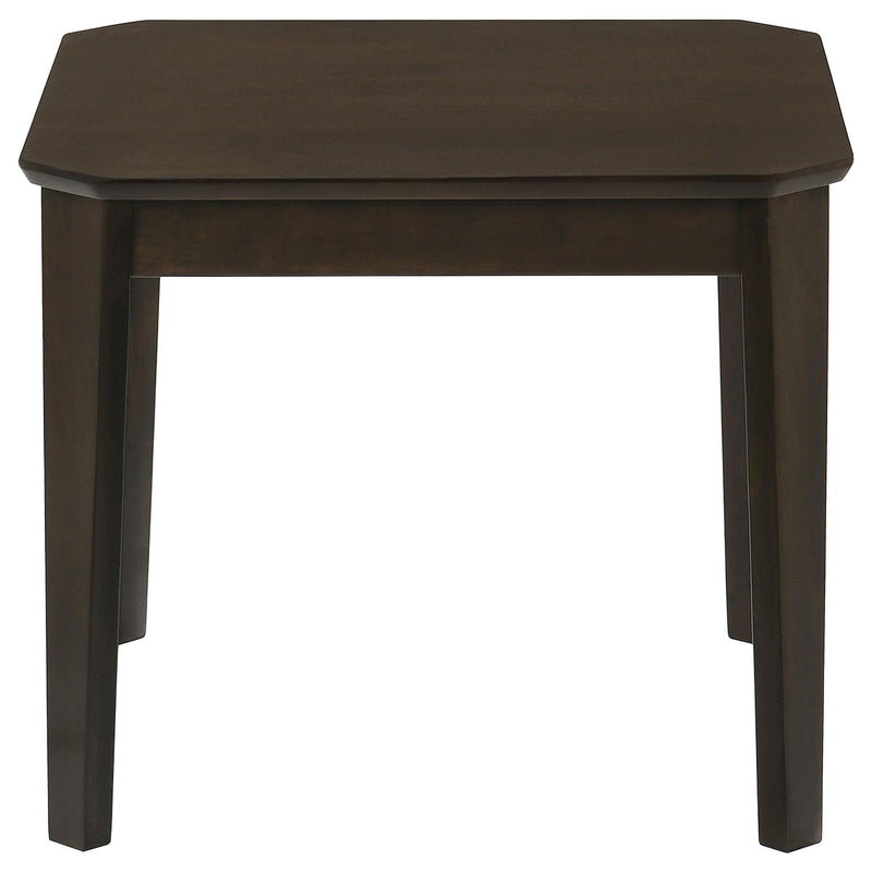  Coaster Furniture Amaro 736184 3-piece Coffee and End Table Set - Dark Brown IMAGE 7