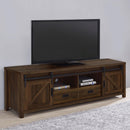  Coaster Furniture Madra 736273 2-door Engineered Wood 79" TV Stand - Dark Pine IMAGE 11