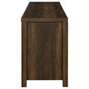  Coaster Furniture Madra 736273 2-door Engineered Wood 79" TV Stand - Dark Pine IMAGE 7