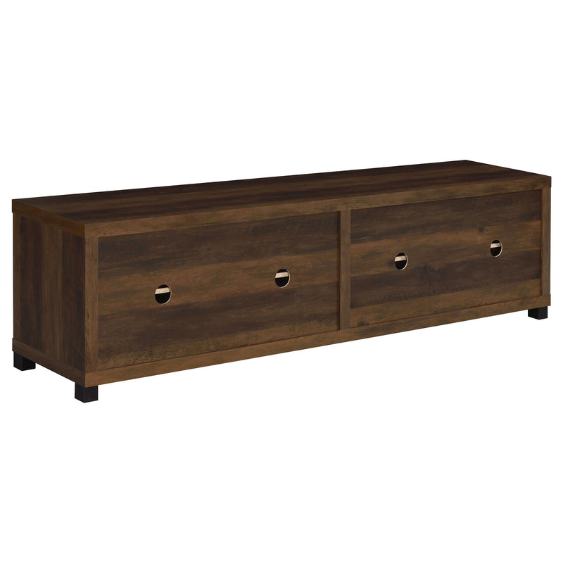  Coaster Furniture Sachin 736293 4-door Engineered Wood 79" TV Stand - Dark Pine IMAGE 6