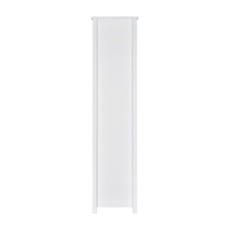  Coaster Furniture Dylan 801574 68-inch 4-shelf Storage Bookshelf - White High Gloss IMAGE 5