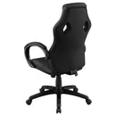  Coaster Furniture Carlos 881426 Upholstered Adjustable Home Office Desk Chair - Black IMAGE 3