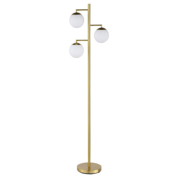  Coaster Furniture Sena 920214 66-inch Spherical Bulb Tree Metal Floor Lamp - Gold IMAGE 1