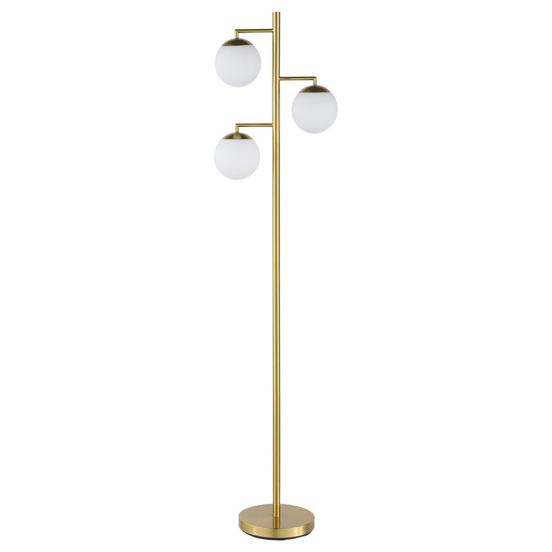  Coaster Furniture Sena 920214 66-inch Spherical Bulb Tree Metal Floor Lamp - Gold IMAGE 1