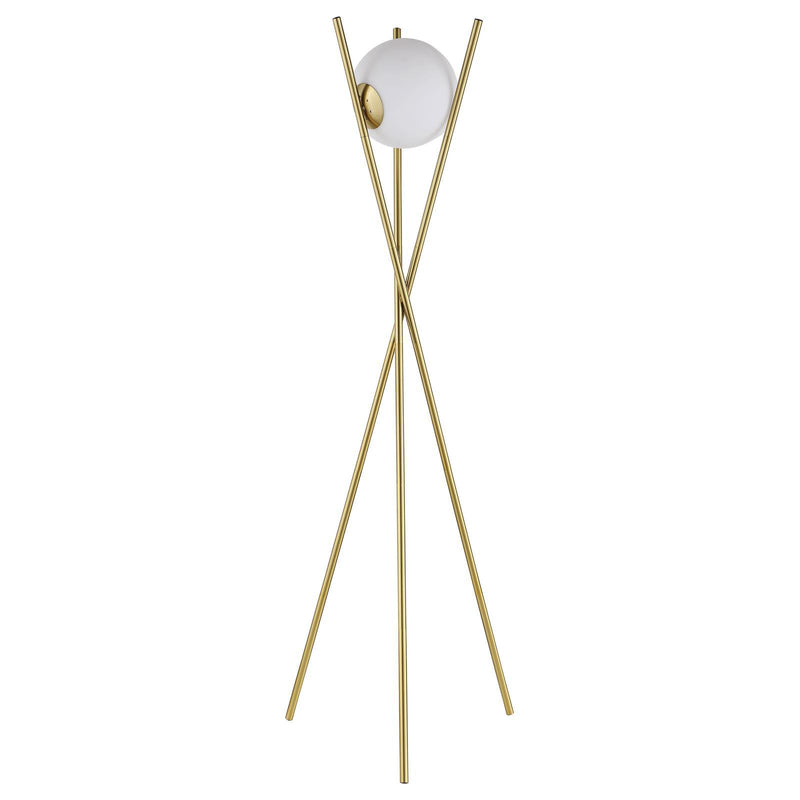  Coaster Furniture Yamileth 920218 65-inch Spherical Bulb Metal Tripod Floor Lamp - Gold IMAGE 5