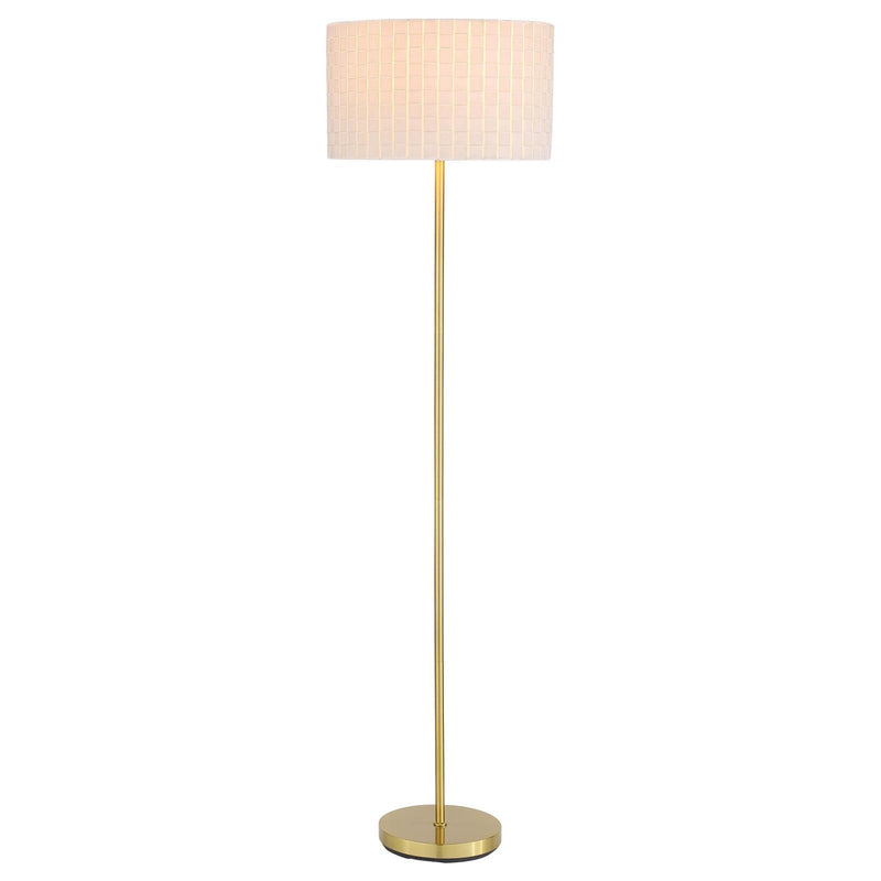  Coaster Furniture Ramiro 920303 66-inch Drum Shade Metal Floor Lamp - Gold IMAGE 3