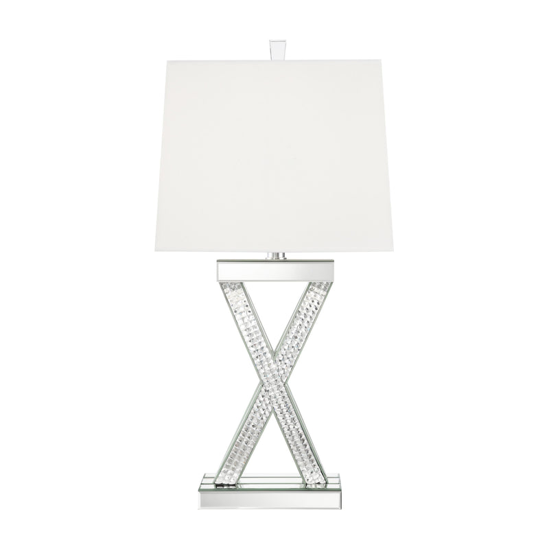  Coaster Furniture Dominick 923289 31-inch Tapered Mirrored Acrylic Table Lamp - Silver IMAGE 6