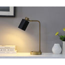  Coaster Furniture Cherise 923303 18-inch Adjustable Angle Table Lamp - Antique Brass IMAGE 2