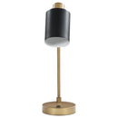  Coaster Furniture Cherise 923303 18-inch Adjustable Angle Table Lamp - Antique Brass IMAGE 5
