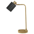  Coaster Furniture Cherise 923303 18-inch Adjustable Angle Table Lamp - Antique Brass IMAGE 6