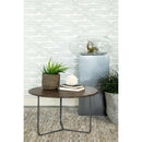  Coaster Furniture Yaritza 935995 Round Mango Wood Coffee Table - Natural and Gunmetal IMAGE 3