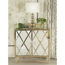  Coaster Furniture Astilbe 951851 2-door Mirrored Accent Cabinet - Silver and Champagne IMAGE 9