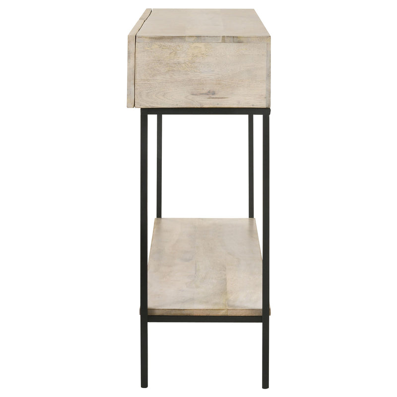  Coaster Furniture Rubeus 959541 2-Drawer Wood Entryway Console Table - White Washed IMAGE 6