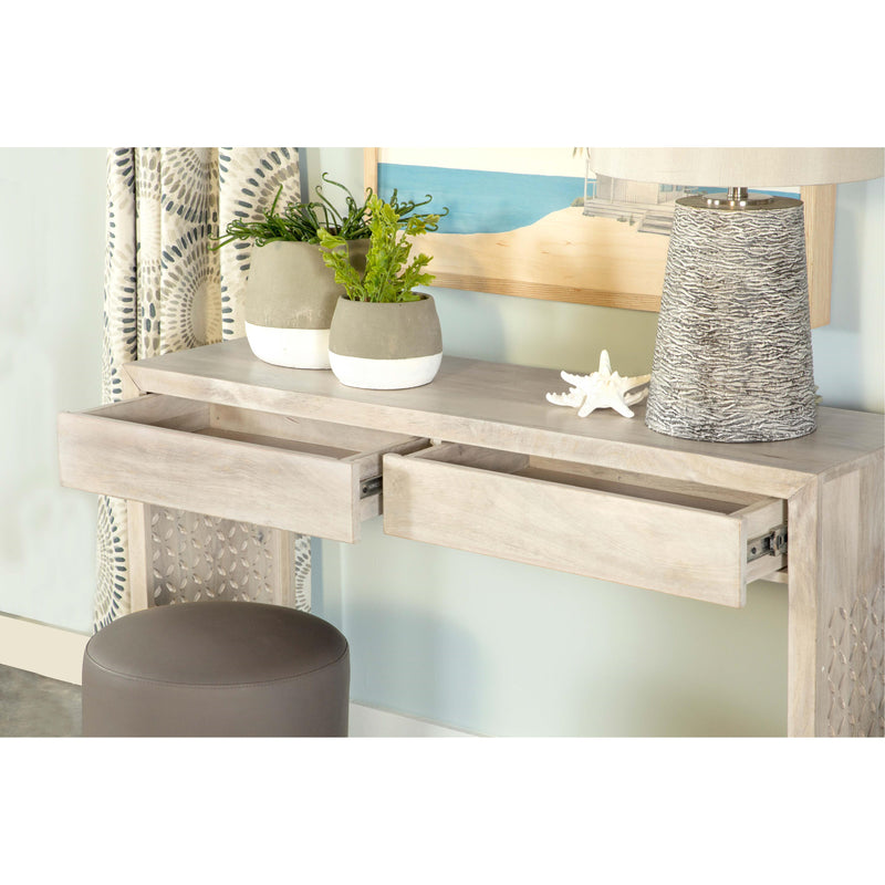  Coaster Furniture Rickman 959543 2-Drawer Wood Entryway Console Table - White Washed IMAGE 11