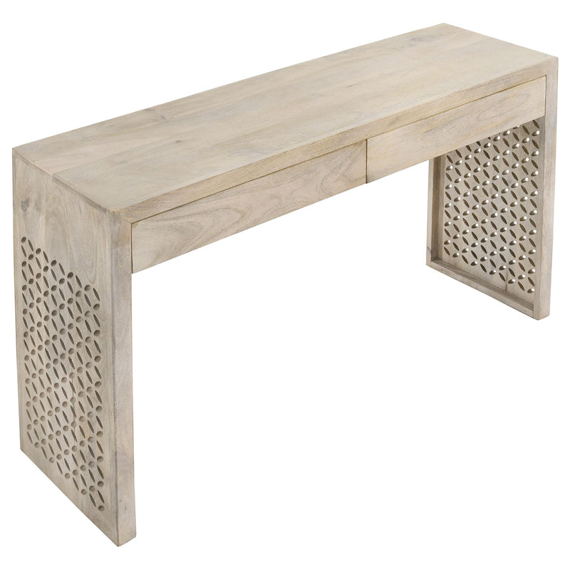 Coaster Furniture Rickman 959543 2-Drawer Wood Entryway Console Table - White Washed IMAGE 3