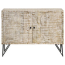  Coaster Furniture Eileen 959652 2-door Wood Storage Accent Cabinet - White Washed IMAGE 3