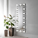  Coaster Furniture Aghes 961623 24 x 62 Inch Wall Mirror with Lighting - Silver IMAGE 6