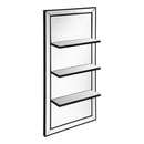  Coaster Furniture Oriel 961631 24 x 47 Inch Rectangular 3-Shelf Wall Mirror - Silver IMAGE 1