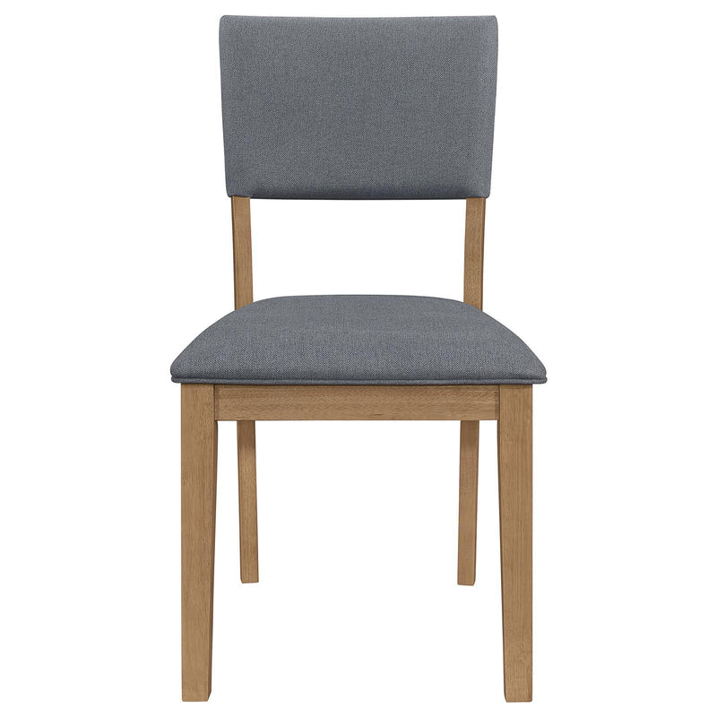  Coaster Furniture Sharon 104172 Fabric Upholstered Dining Side Chair - Brown IMAGE 3