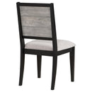  Coaster Furniture Elodie 121222 Wood Dining Side Chair - Grey and Black IMAGE 8