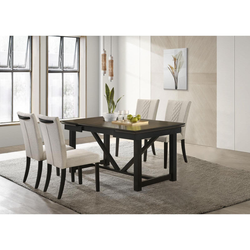  Coaster Furniture Malia 122342 Fabric Upholstered Dining Side Chair - Beige IMAGE 10