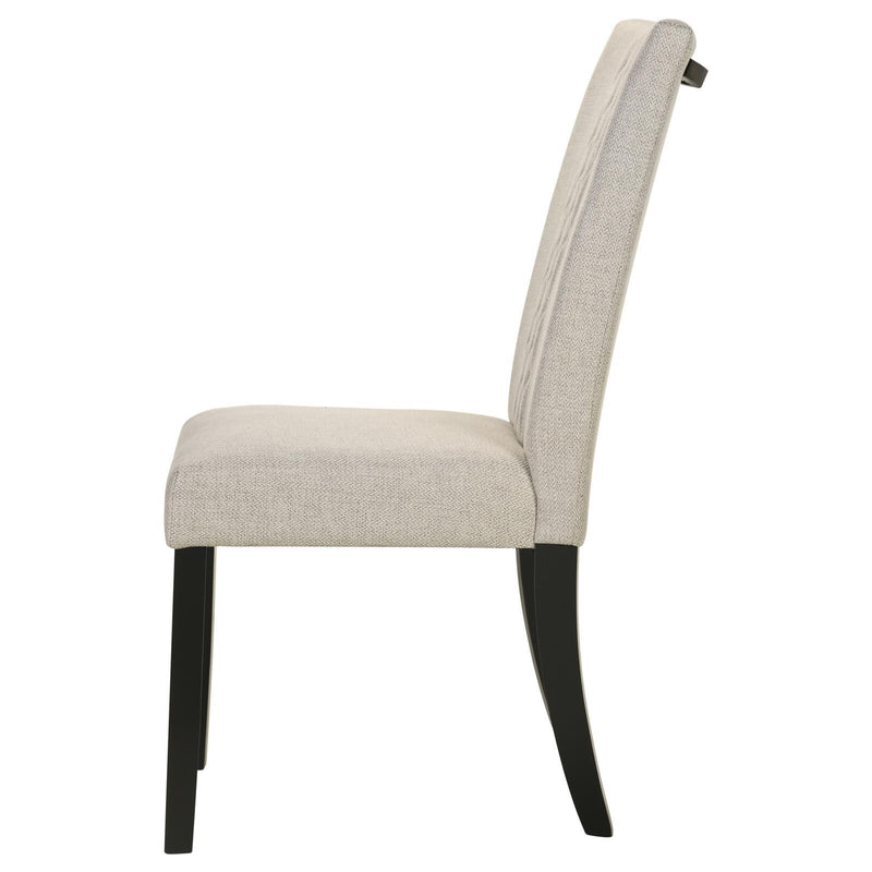  Coaster Furniture Malia 122342 Fabric Upholstered Dining Side Chair - Beige IMAGE 5