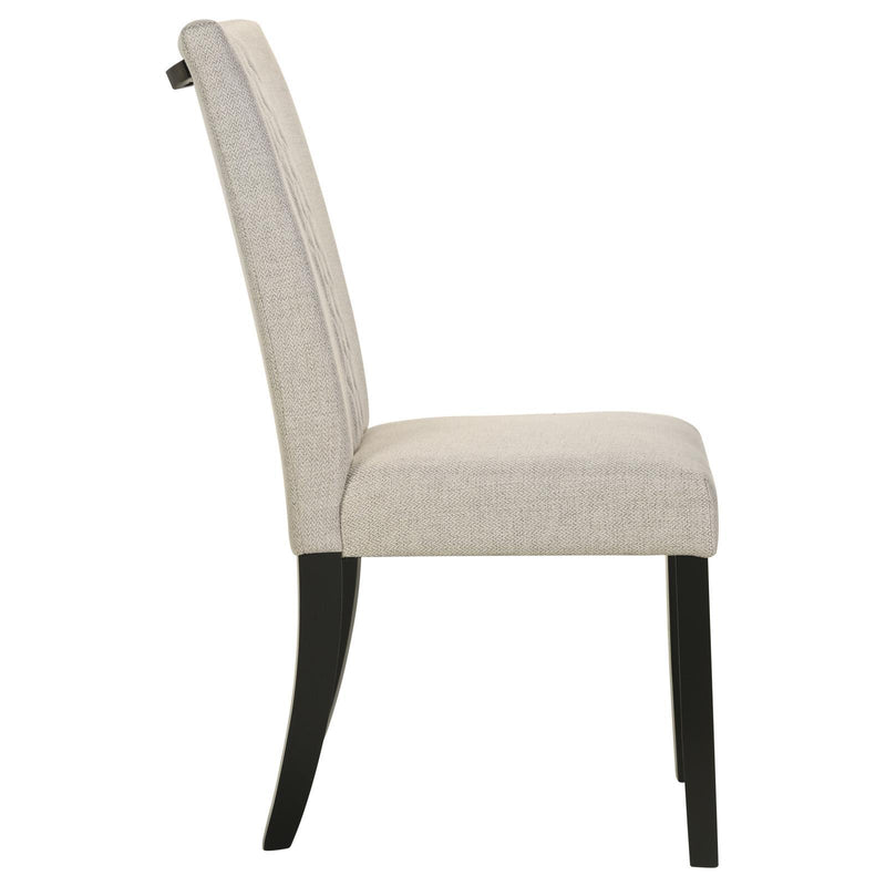  Coaster Furniture Malia 122342 Fabric Upholstered Dining Side Chair - Beige IMAGE 8