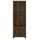  Coaster Furniture Sachin 707736 3-shelf Engineered Wood Media Tower - Dark Pine IMAGE 4