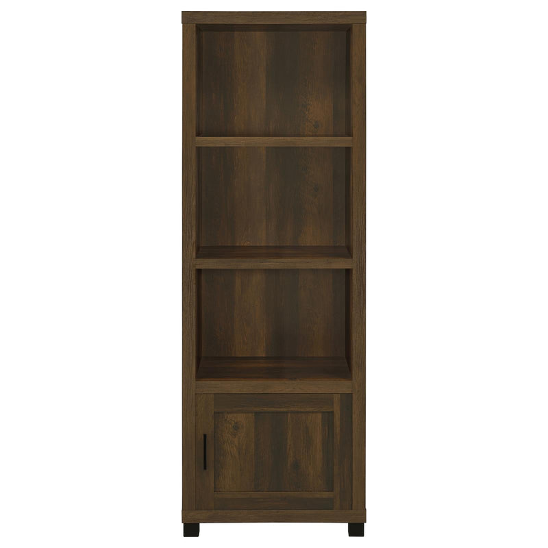  Coaster Furniture Sachin 707736 3-shelf Engineered Wood Media Tower - Dark Pine IMAGE 4