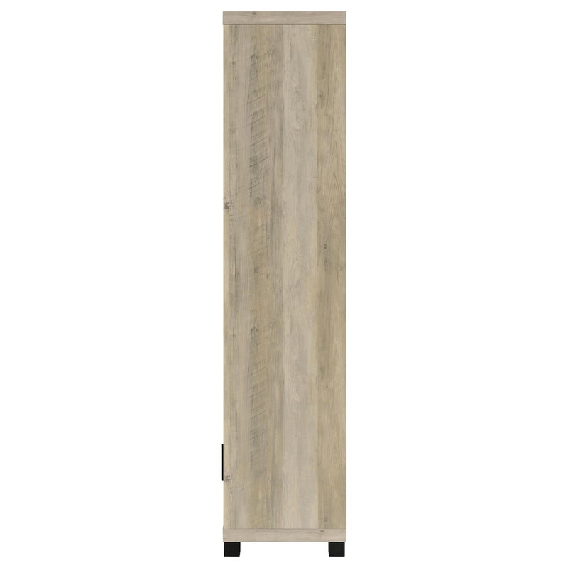  Coaster Furniture Sachin 707746 3-shelf Engineered Wood Media Tower - Distressed Pine IMAGE 5