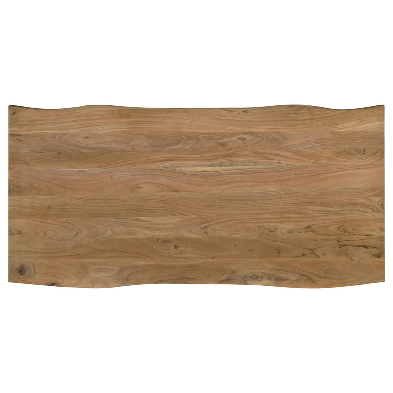  Coaster Furniture Bradshaw 115541 80-inch Live Edge Wood Dining Table - Natural Acacia IMAGE 4